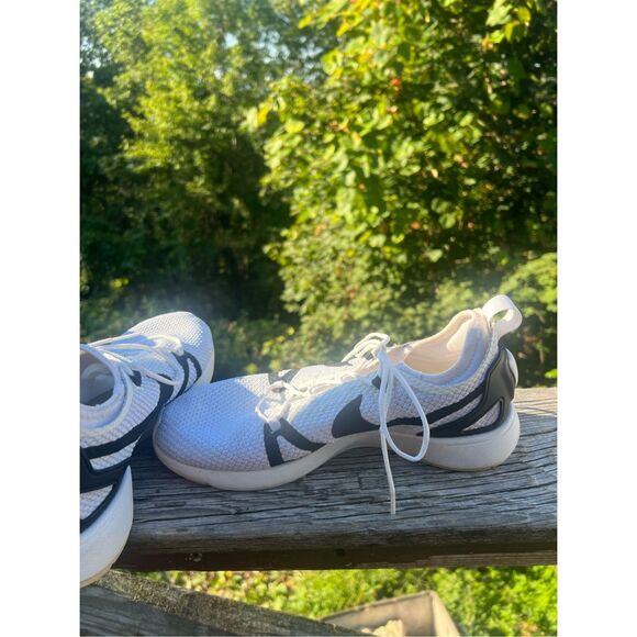 Nike DUEL RACER GS 'WHITE BLACK' Sz 6 Youth 921479-101 - Picture 5 of 8